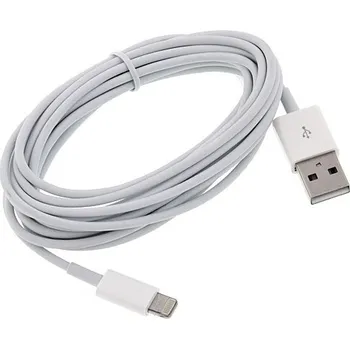 Datový kabel Synchronizační a nabíjecí kabel Lightning pro Apple iPhone / iPad / iPod - bílý - 3m