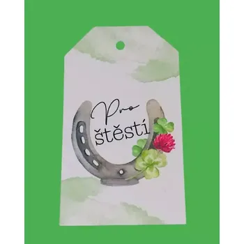 Dárková kartička - Pro štěstí
