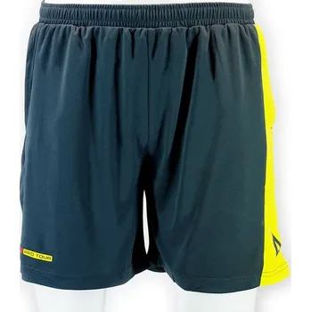 badmintonové šortky KARAKAL PRO TOUR GRAPHITE/YELLOW S EUR