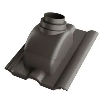 Betonpres Taška prostupová s adaptérem pro odkouření turbokotle Natura EXCLUSIV břidlicově černá