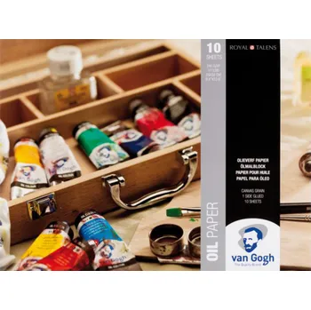 Umělecký papír Van Gogh blok pro olej 24x32 cm, 240g/m2, 10 listů, lepená vazba
