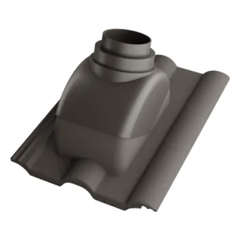 Betonpres Taška prostupová s adaptérem pro odkouření turbokotle Natura OPTIMAL břidlicově černá