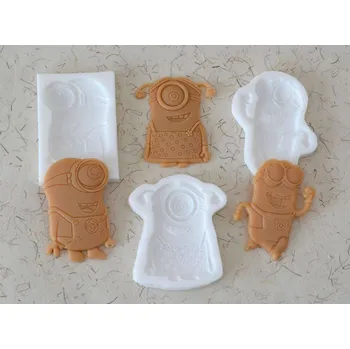 Forma na odlévání Silikonové formy - ozdoby Mimoň - C - 55 x 72 x 5 mm