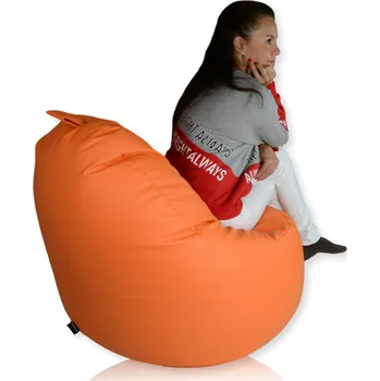 Sedací pytel Sedací pytel Primabag Sondo ekokůže oranžová