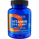 Natios Vitamin D3 + K2 MenaQ7 MK-7 5000 IU + 200 mcg 100 kapslí
