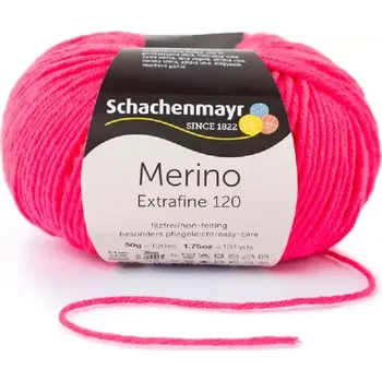 Příze Schachenmayr Merino extrafine 120 Azalková 139 (Příze Merino extrafine 120 Azalková 139)