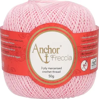 Příze Anchor Freccia 12 - 48 Baby růžová (Háčkovací příze Anchor Freccia 12 - 48 Baby růžová)