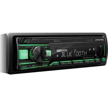 Autorádio ALPINE UTE-201BT - Autorádio s USB, AUX, BT, RGB podsvitem, 2 x výstup pro zesilovač