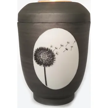 Smuteční dekorace Urna Diamant mini Režná - Pampeliška