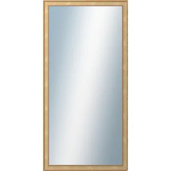 Zrcadlo DANTIK - Zarámované zrcadlo - rozměr s rámem cca 60x120 cm z lišty TOOTH malá zlatá (3161)