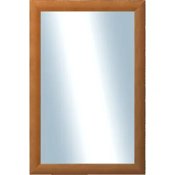 Zrcadlo DANTIK - Zarámované zrcadlo - rozměr s rámem cca 40x60 cm z lišty LEDVINKA světle hnědá (1440)