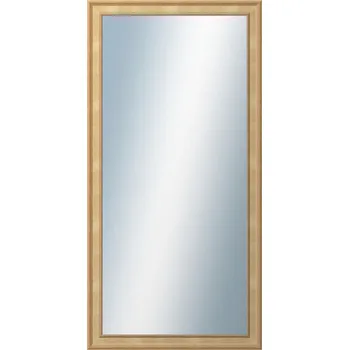 Zrcadlo DANTIK - Zarámované zrcadlo - rozměr s rámem cca 50x100 cm z lišty TOOTH malá zlatá (3161)