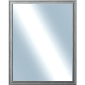 Zrcadlo DANTIK - Zarámované zrcadlo - rozměr s rámem cca 80x100 cm z lišty KOSTELNÍ malá šedá (3167)