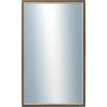 Zrcadlo DANTIK - Zarámované zrcadlo - rozměr s rámem cca 60x100 cm z lišty TAIGA sv.hnědá (3106)