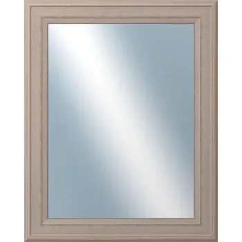 Zrcadlo DANTIK - Zarámované zrcadlo - rozměr s rámem cca 40x50 cm z lišty STEP hnědá (3020)