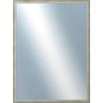 Zrcadlo DANTIK - Zarámované zrcadlo - rozměr s rámem cca 60x80 cm z lišty DELFINO stříbrná (2897)