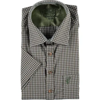 Pánská košile Košile pánská Slim Fit s kr.rukávem (3554) 39/40