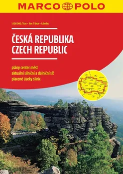 Česká republika: autoatlas 1:100 000 Marco Polo (2023, kroužková)