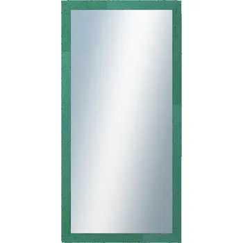 Zrcadlo DANTIK - Zarámované zrcadlo - rozměr s rámem cca 50x100 cm z lišty RETRO zelená (2535)