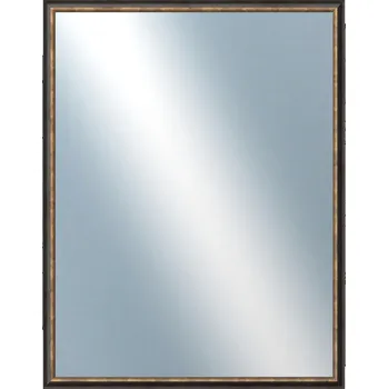 Zrcadlo DANTIK - Zarámované zrcadlo - rozměr s rámem cca 70x90 cm z lišty TRITON černá (2139)