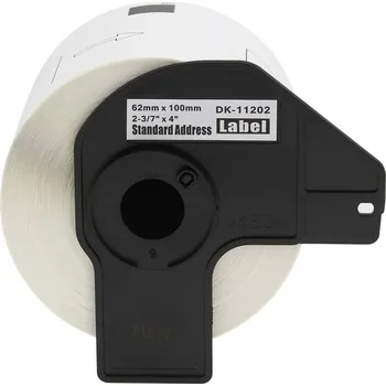 Samolepící etiketa Comix Brother DK-11202, 62mm x 100mm, držák + role etiket