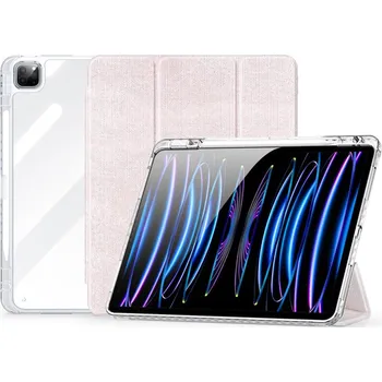 Telefonní příslušenství Pouzdro DUX DUCIS Unid pro Apple iPad Pro 13" (2024) - slot pro Pencil - průhledné / růžové