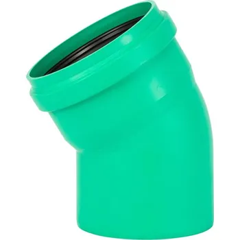 Kanalizační potrubí Koleno kanalizační Wavin Green Connect 2000 PPKGB 30°, DN 200, zelená