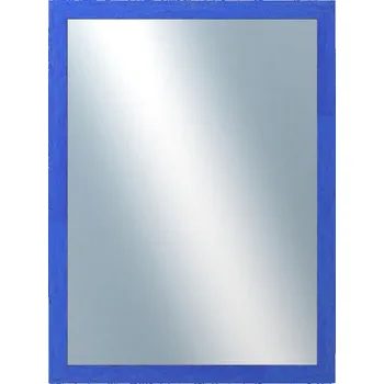 Zrcadlo DANTIK - Zarámované zrcadlo - rozměr s rámem cca 60x80 cm z lišty RETRO modrá (2532)