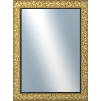 Zrcadlo DANTIK - Zarámované zrcadlo - rozměr s rámem cca 60x80 cm z lišty PRAHA zlatá (2752)