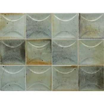 Obklad EQUIPE HANOI VEN030024 10 cm x 10 cm x 0,9 cm zelená 0,6 m2