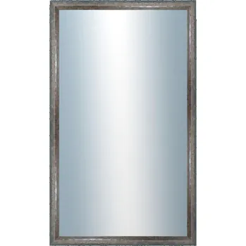 Zrcadlo DANTIK - Zarámované zrcadlo - rozměr s rámem cca 60x100 cm z lišty NEVIS modrá (3052)