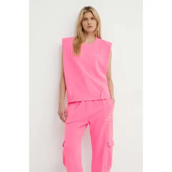 Bavlněný top K+LUSHA KLIMEROSTJ009PX růžová 30X, vel. S