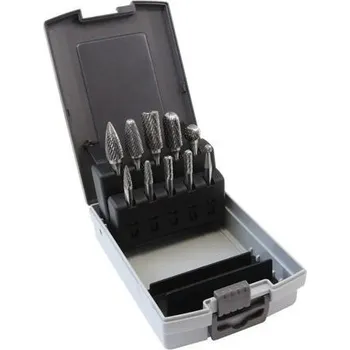 Fréza NÁSTROJE CZ sada technických fréz na kov 10-dílná, dvojitý sek, VB020348116002