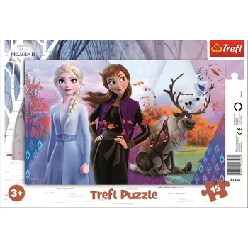 Puzzle Trefl DESKOVÉ PUZZLE DISNEY FROZEN II. 15 DÍLKŮ