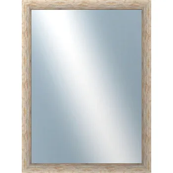 Zrcadlo DANTIK - Zarámované zrcadlo - rozměr s rámem cca 60x80 cm z lišty PAINT žlutá velká (2961)