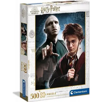 Puzzle CLEMENTONI PUZZLE HARRY POTTER A VOLDEMORT 500 dílků