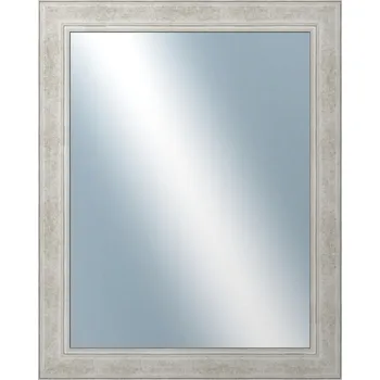 Zrcadlo DANTIK - Zarámované zrcadlo - rozměr s rámem cca 40x50 cm z lišty ANDRÉ velká stříbrná (3157)