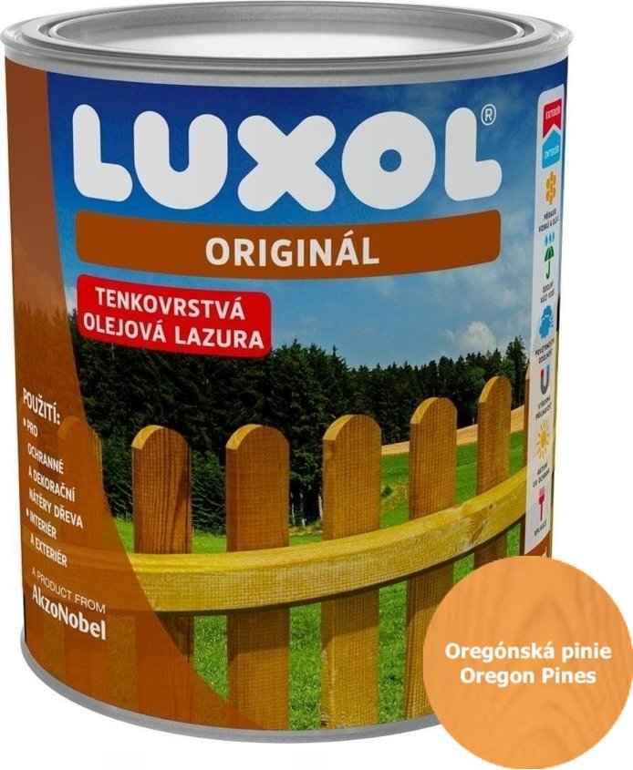 AkzoNobel Coatings CZ, a.s. Luxol Originál Barva: 0065 Oregonská Pinie, Objem: 0,75l
