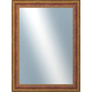 Zrcadlo DANTIK - Zarámované zrcadlo - rozměr s rámem cca 60x80 cm z lišty HRAD červená (3006)