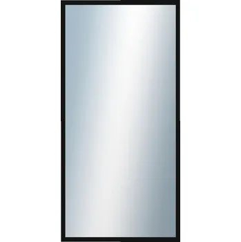 Zrcadlo DANTIK - Zarámované zrcadlo - rozměr s rámem cca 50x100 cm z lišty FC černá vysoká (2185)