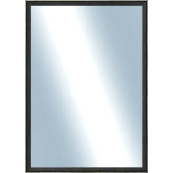 Zrcadlo DANTIK - Zarámované zrcadlo - rozměr s rámem cca 50x70 cm z lišty Inclinata colori černá (3132)