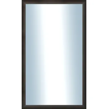 Zrcadlo DANTIK - Zarámované zrcadlo - rozměr s rámem cca 60x100 cm z lišty LEDVINKA tmavě hnědá (1442)
