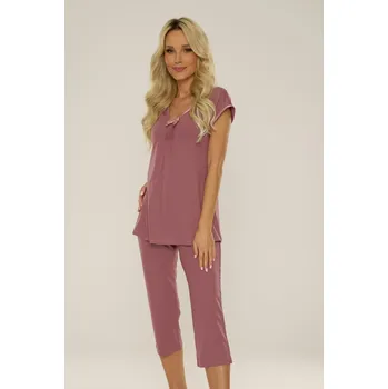 Dámské pyžamo Dámské pyžamo VISA kr.r 889 - DE LAFENSE Červená 3xl