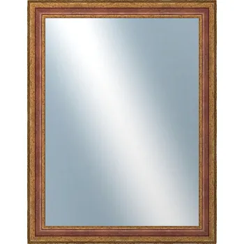 Zrcadlo DANTIK - Zarámované zrcadlo - rozměr s rámem cca 70x90 cm z lišty HRAD červená (3006)