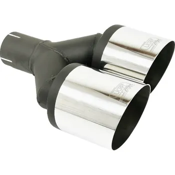 Zadní díl výfuku ULTER SPORT Koncovka výfuku 2x100 mm N2-101* pravá Průměr vstupu: 60 mm