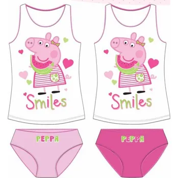 DOVOZ EU DÍVČÍ SPODNÍ PRÁDLO PRASÁTKO PEPPA PIG světle růžové Velikost: 122