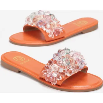 Dámské pantofle Letní dámské pantofle BJ652-67 ORANGE , VELIKOST 39