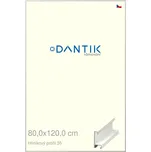 DANTIK rámeček 80x120 | ALU profil 6035 Dýha bílá (Plexi Čiré) (Vyrobeno s láskou u nás v DANTIKU)