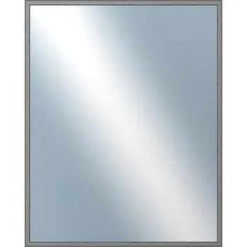 Koupelnový nábytek DANTIK - Zarámované zrcadlo - rozměr s rámem cca 40x50 cm z lišty Hliník šedá drás. | P269-223 (7269223)
