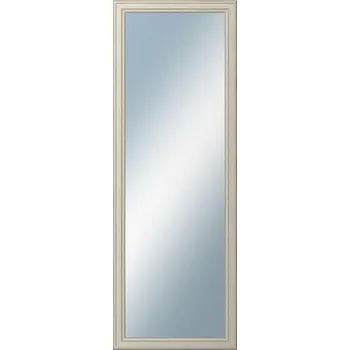 Zrcadlo DANTIK - Zarámované zrcadlo - rozměr s rámem cca 50x140 cm z lišty STEP bílá (3018)